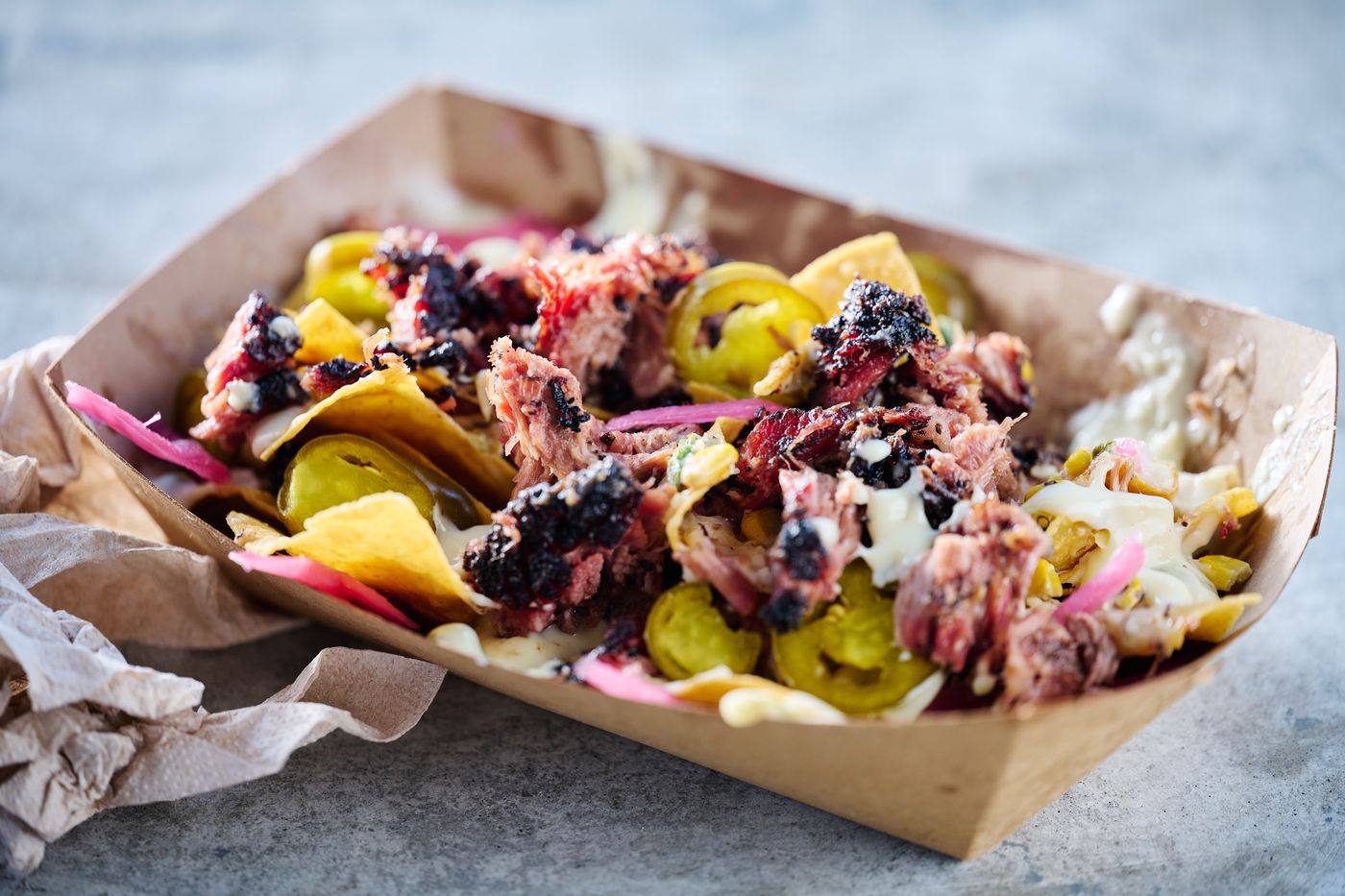 BBQ nachos